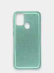 Зеленый чехол Samsung Galaxy M31, Самсунг Галакси М31 блестящий сияющий