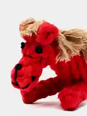 Красный плетёная игрушка-канат для собак, кошек, мягкая игрушка