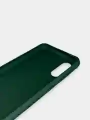 Бирюзовый чехол Samsung Galaxy A02, Самсунг Галакси А02 силиконовый рифленый с подставкой