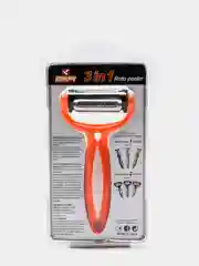 Оранжевый овощечистка, овощерезка 3 в 1, Roto peeler