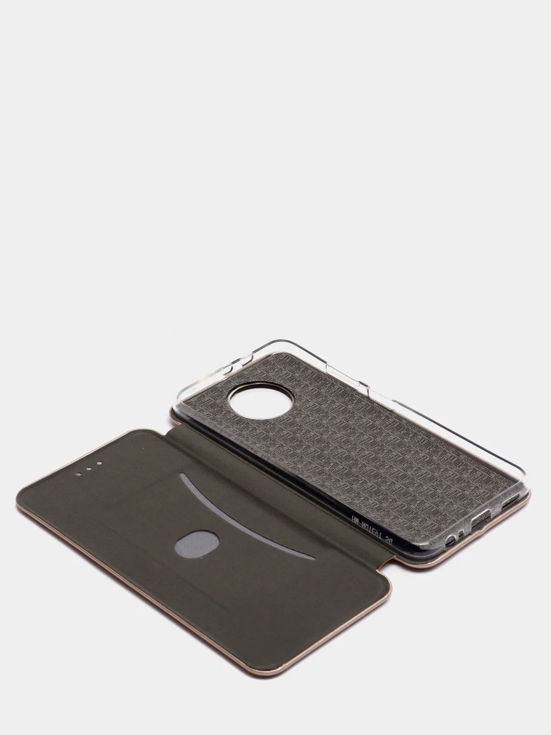 Золотой чехол книжка для Xiaomi Redmi Note 9T