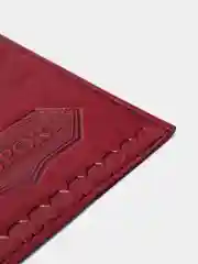 Багровый обложка для паспорта Полумесяц и мечеть