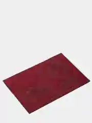 Багровый обложка для паспорта Полумесяц и мечеть
