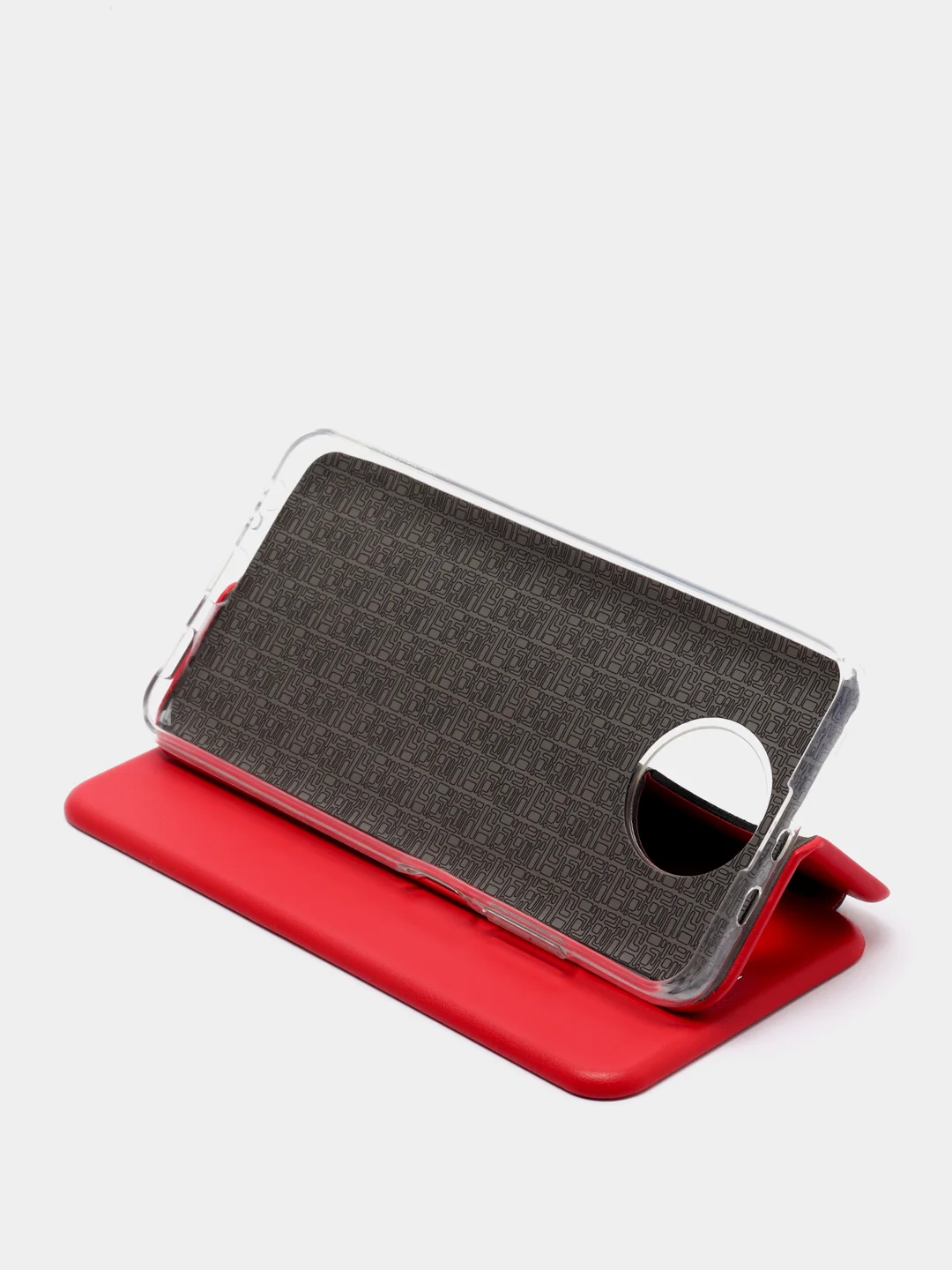 Красный чехол книжка для Xiaomi Redmi Note 9T