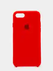 Красный чехол Silicone Case для iPhone 7, 8, SE2, iPhone Se2 2020, с логотипом