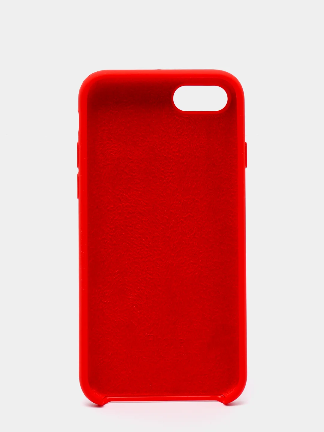 Красный чехол Silicone Case для iPhone 7, 8, SE2, iPhone Se2 2020, с логотипом