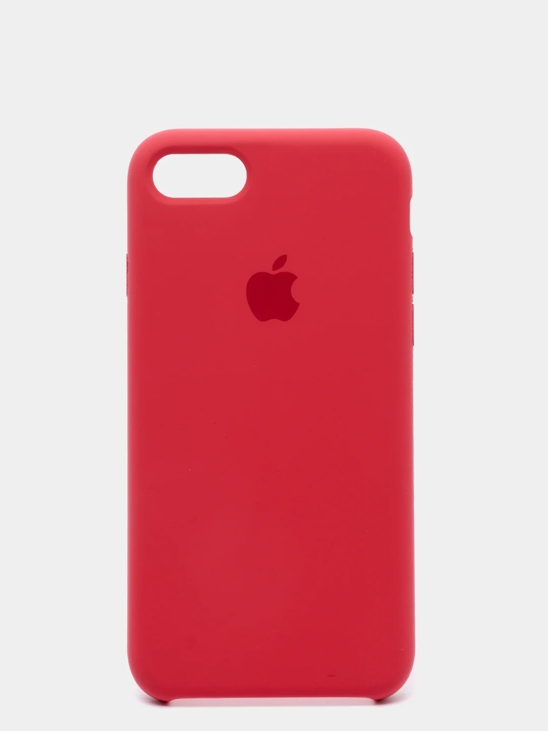 Красный силиконовый чехол для Айфон 6/6s, 7/8, 7+/8+, X/Xs, Xr, 11, 11Pro, 11ProMax