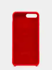 Красный силиконовый чехол для Айфон 6/6s, 7/8, 7+/8+, X/Xs, Xr, 11, 11Pro, 11ProMax