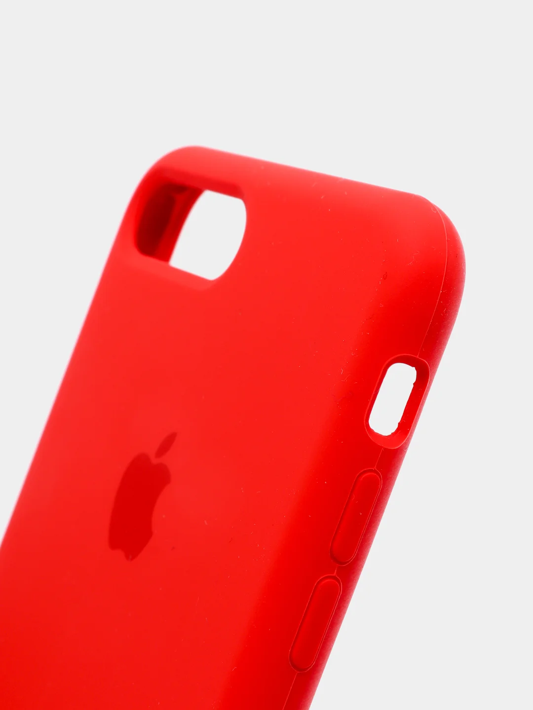 Красный силиконовый чехол для Айфон 6/6s, 7/8, 7+/8+, X/Xs, Xr, 11, 11Pro, 11ProMax