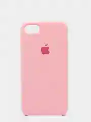 Розовый чехол Silicone Case для iPhone 7, 8, SE2, iPhone Se2 2020, с логотипом