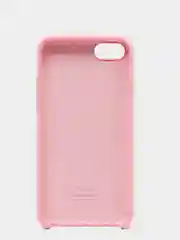 Розовый чехол Silicone Case для iPhone 7, 8, SE2, iPhone Se2 2020, с логотипом