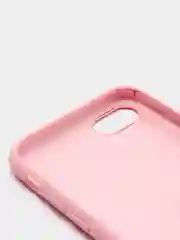 Розовый чехол Silicone Case для iPhone 7, 8, SE2, iPhone Se2 2020, с логотипом