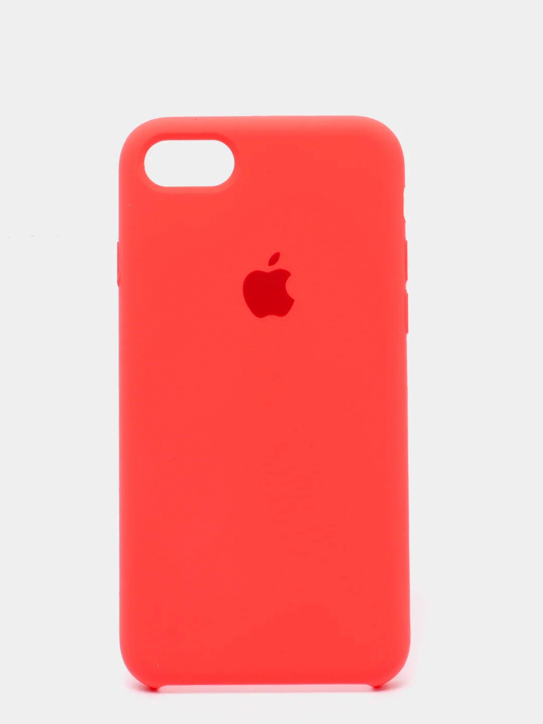 Коралловый чехол Silicone Case для iPhone 7, 8, SE2, iPhone Se2 2020, с логотипом