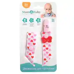 Конфетный держатель для пустышки, соски, прорезывателя с зажимом Mum&Baby