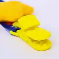 Желтый держатель для пустышки, соски, прорезывателя с зажимом Mum&Baby