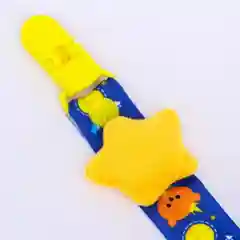 Желтый держатель для пустышки, соски, прорезывателя с зажимом Mum&Baby