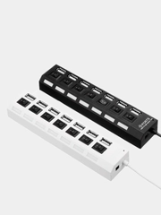 USB 2.0 Хаб, разветвитель-концентратор, 7 портов