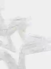 Белый гирлянда-шторы "Звезды"