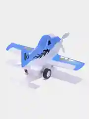 Синий самолёт инерционный
