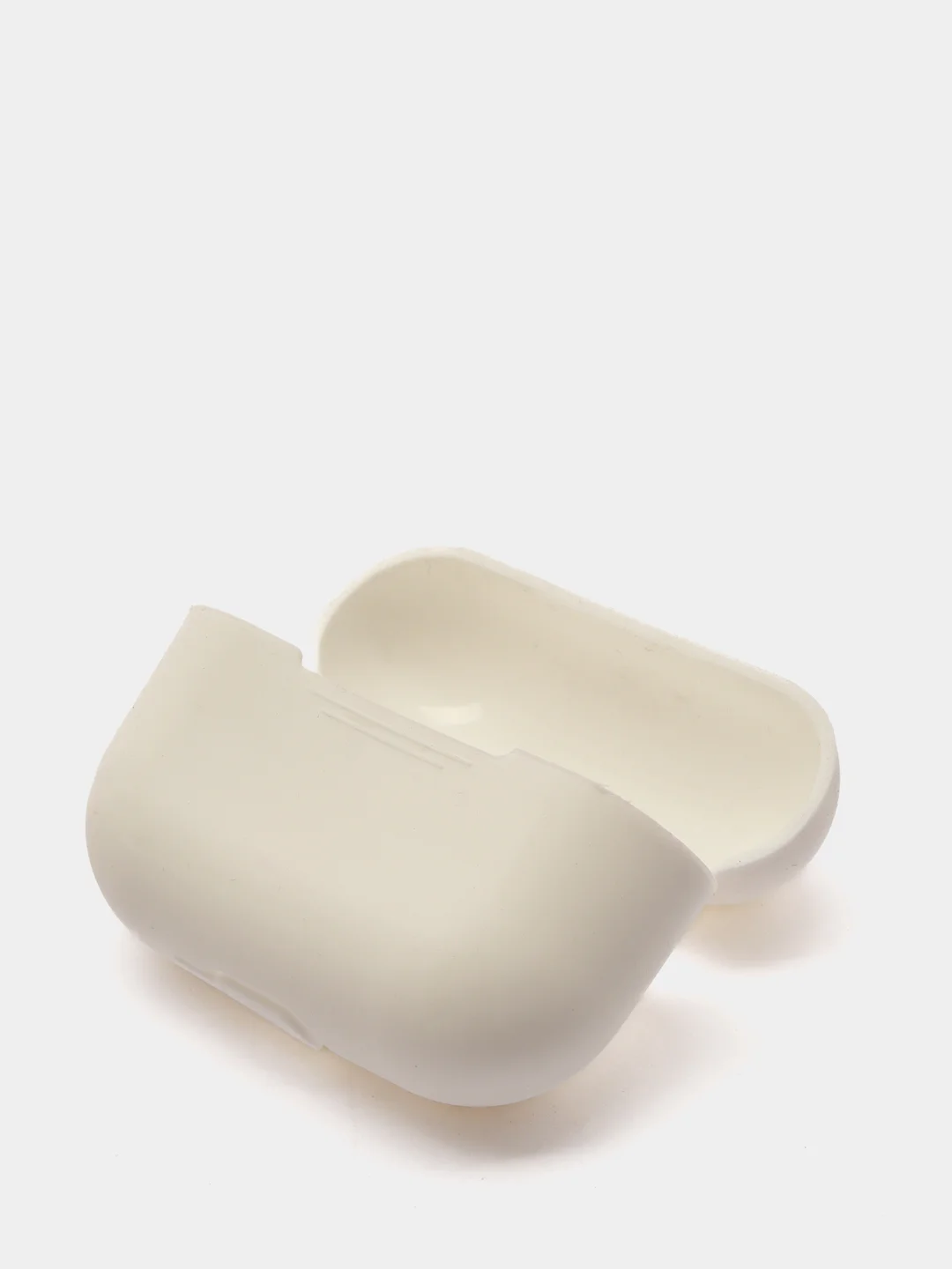 Белый силиконовый чехол для наушников AirPods Pro