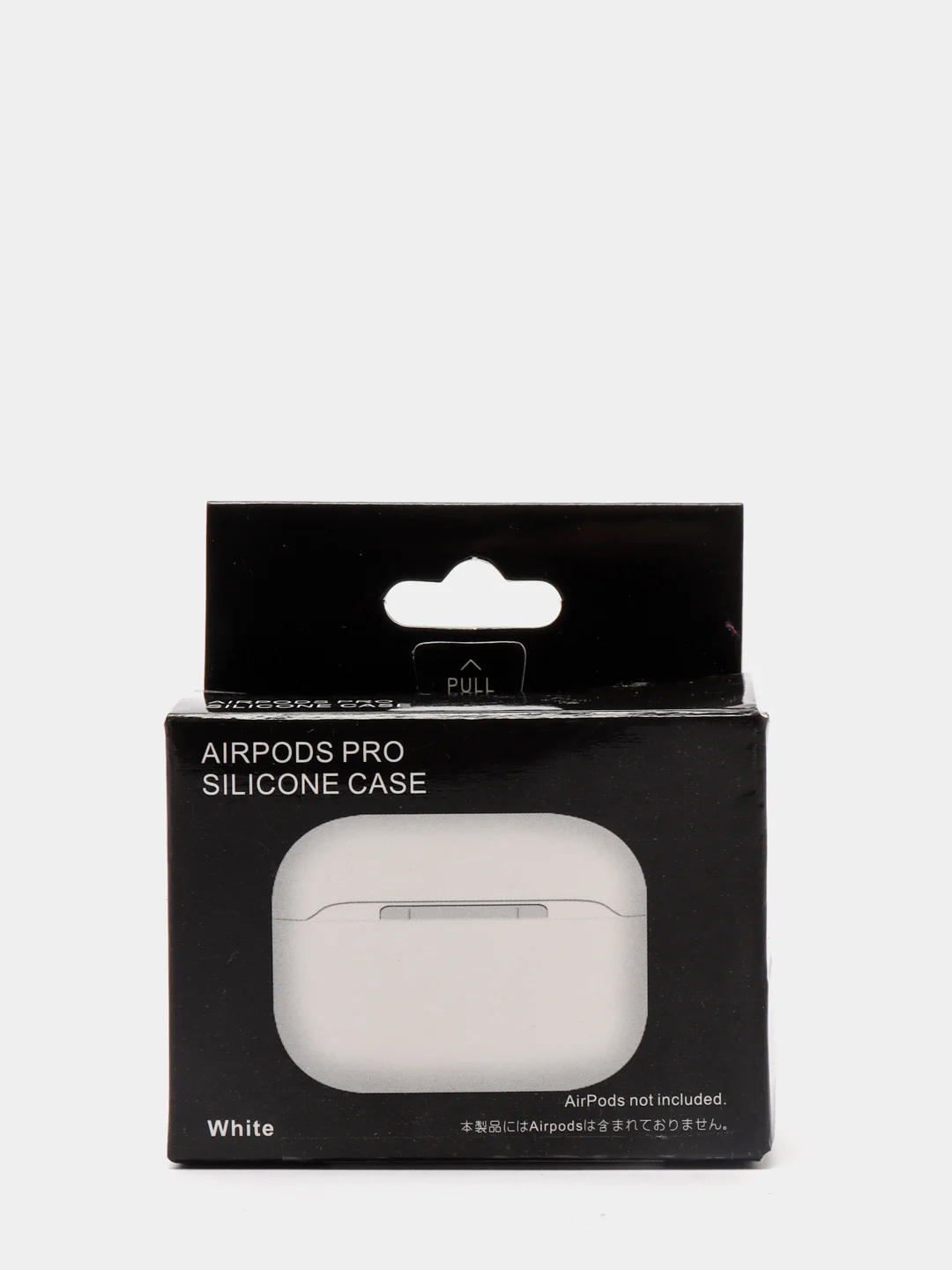 Белый силиконовый чехол для наушников AirPods Pro