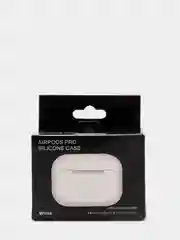 Белый силиконовый чехол для наушников AirPods Pro