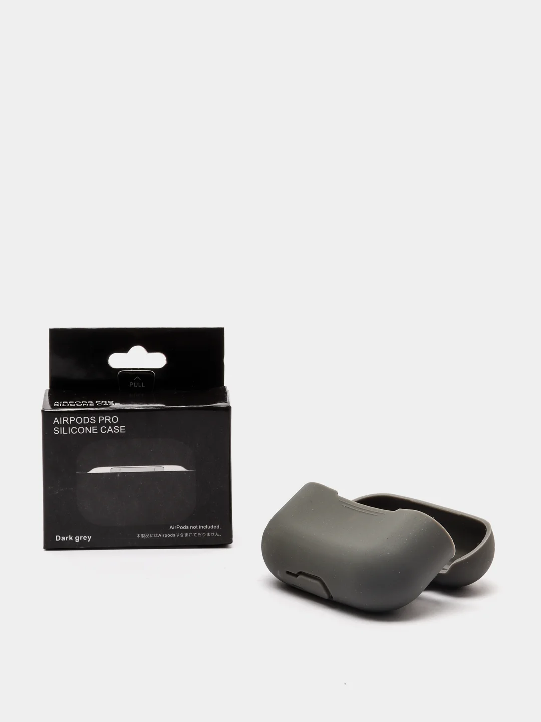Угольный силиконовый чехол для наушников AirPods Pro