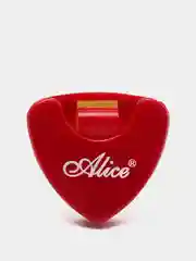 Багровый футляр для медиаторов треугольный, разноцветные Alice. A010A