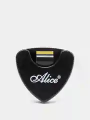 Черный футляр для медиаторов треугольный, разноцветные Alice. A010A