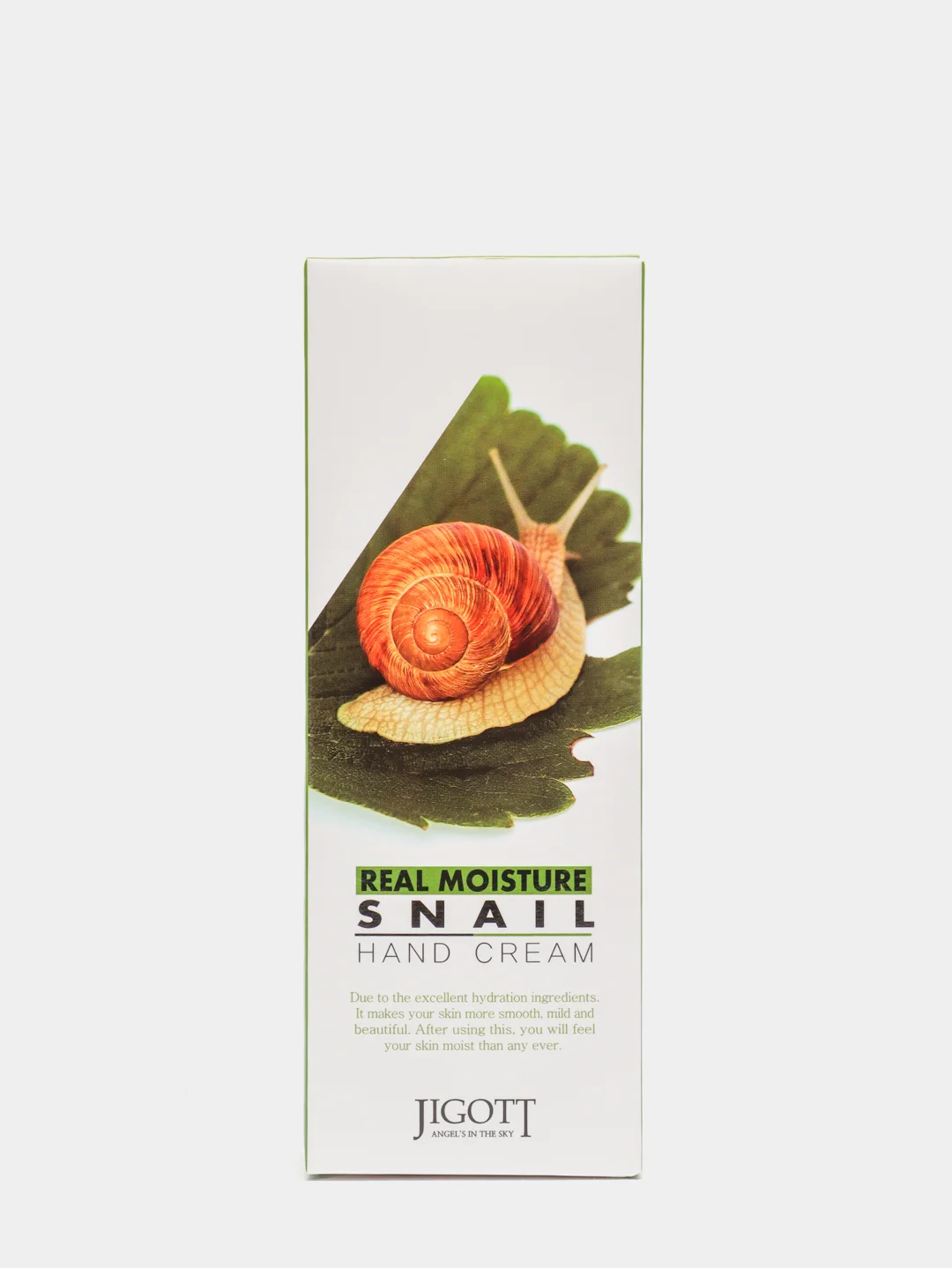Jigott Корейский увлажняющий крем для рук с муцином улитки Real Moisture Snail Hand Cream