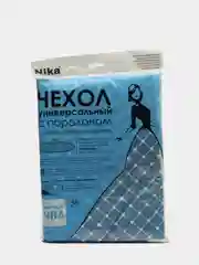 Чехол для гладильной доски Nika, 130х48 см, с поролоном, антипригарный, рисунок МИКС