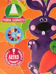 Картина из легкого пластилина "Кролик"