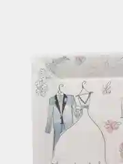 Тарелки свадьба Romantic Amscan(США) 25см 8 шт