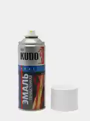 Белый эмаль термостойкая KUDO, аэрозоль, 520 мл
