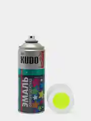 Желтый эмаль флуоресцентная KUDO, светоотражающая, 520 мл