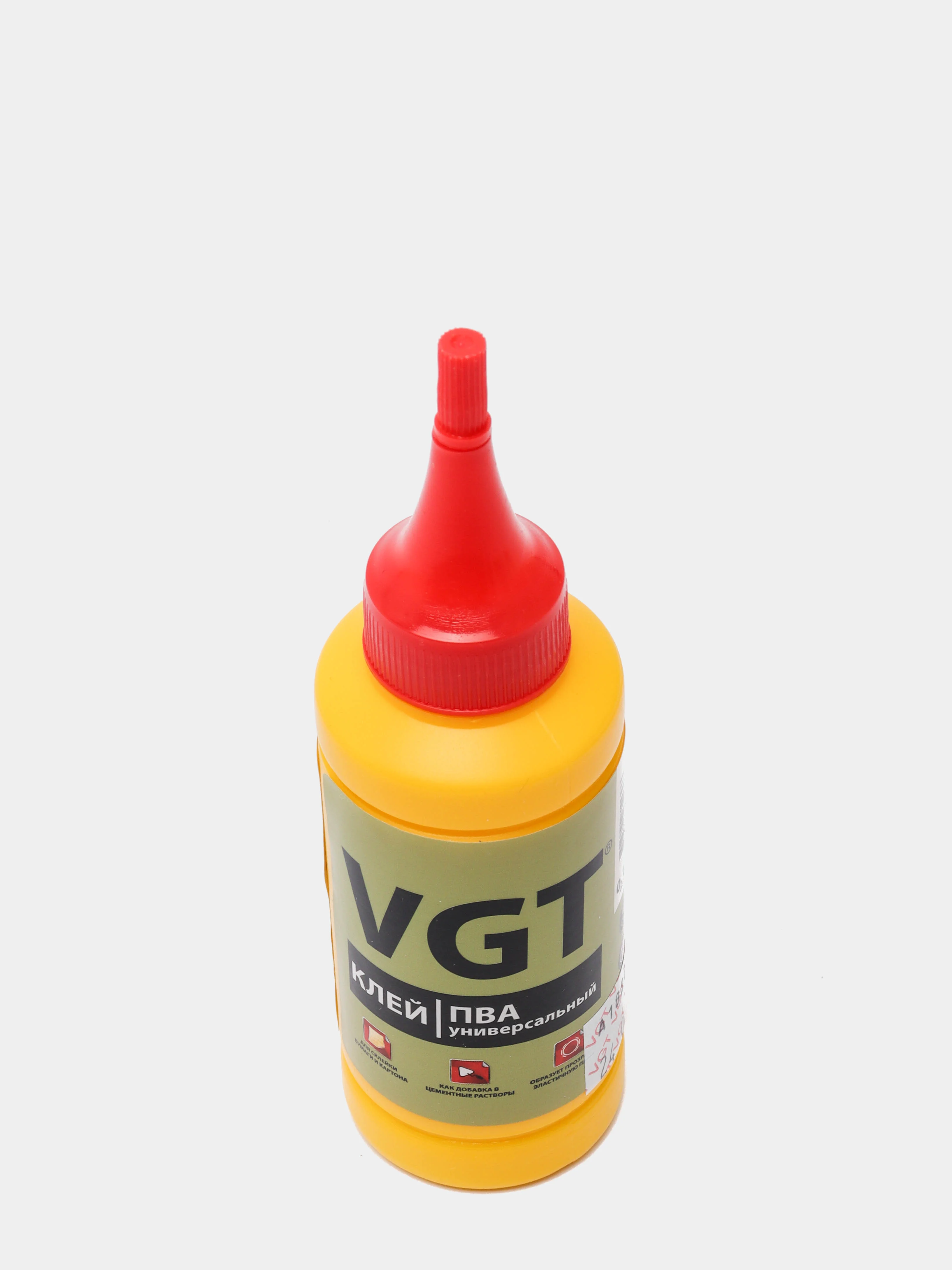 Клей ПВА VGT, универсальный, 0,1 кг, флакон с дозатором
