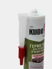 Коричневый герметик для кровли и водостоков KUDO, 280 мл