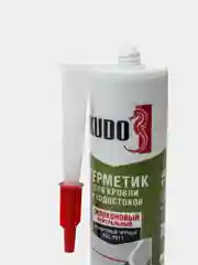 Черный герметик для кровли и водостоков KUDO, 280 мл
