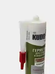 Белый герметик для кровли и водостоков KUDO, 280 мл