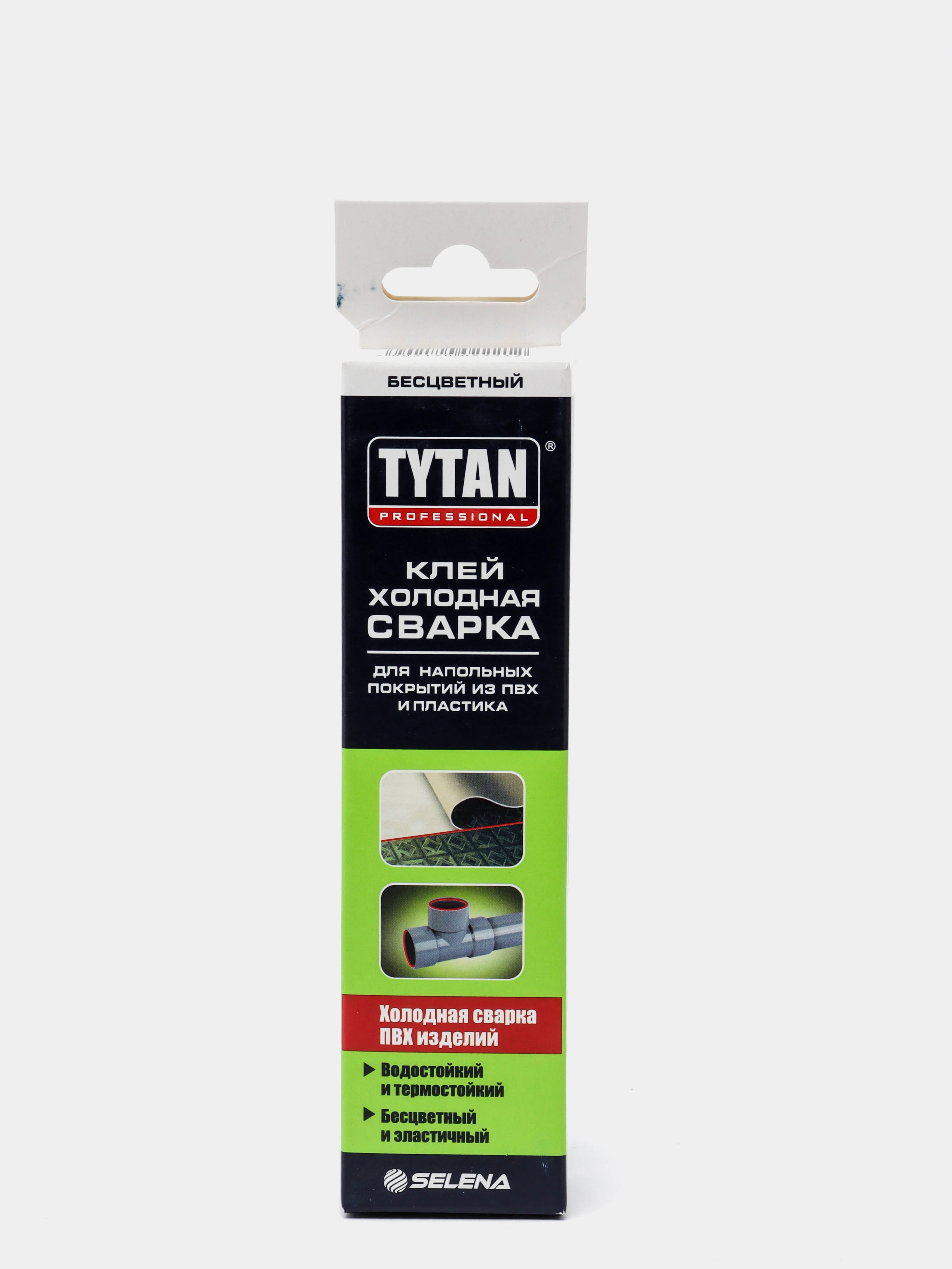 Клей для напольных покрытий из ПВХ и пластика Tytan, холодная сварка, 100 г
