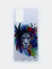 Алый чехол силиконовый с принтом Honor 10X Lite, P Smart 2021, Y7a (хонор)