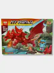 Конструктор My World "Трехголовый красный дракон" 288 деталей