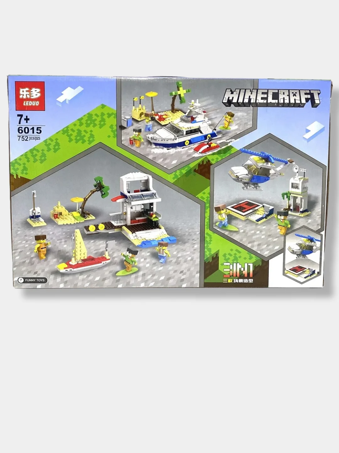 Конструктор Minecraft My World "Прогулка на яхте", 752 детали