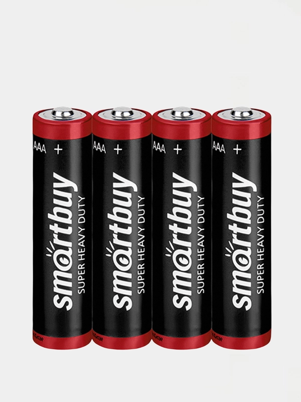 Батарейка Smartbuy, Спутник R03 мизинчиковые, R6 пальчиковые, R03 ONE, R6 ONE солевая
