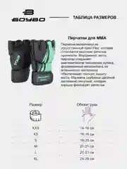 Голубой перчатки для ММА Stain BoyBo/ Накладки для смешанных единоборств MMA