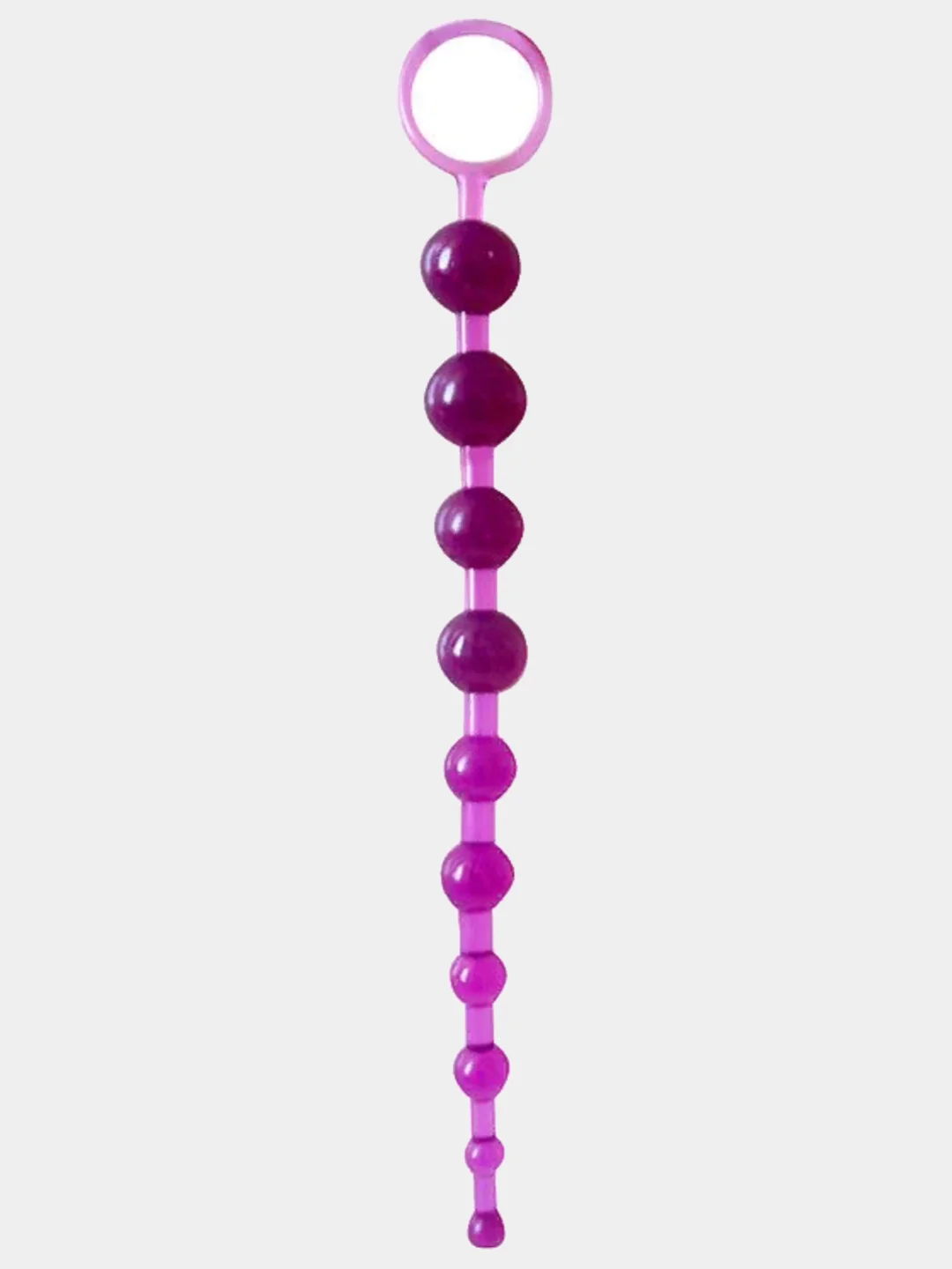 Анальная цепочка Anal stimulator, фиолетовая, 26 см