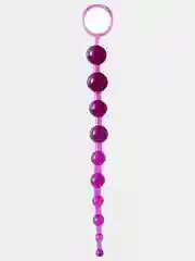 Анальная цепочка Anal stimulator, фиолетовая, 26 см