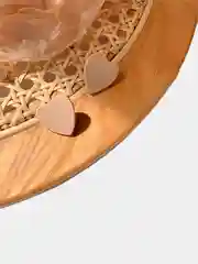 Карамельный серьги "Кофе с корицей"