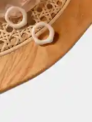 Манго серьги "Кофе с корицей"
