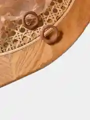 Золотистый хаки серьги "Кофе с корицей"